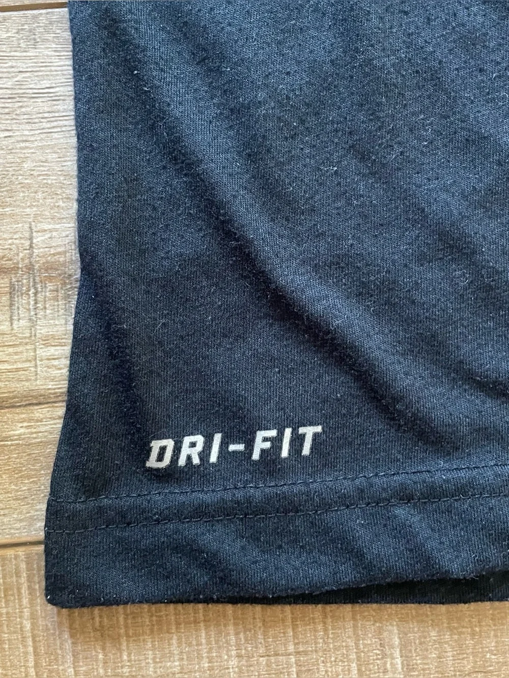 Nike Dri-FIT Lacrosse T Shirt Mens Small Black Athletic Performance Tee